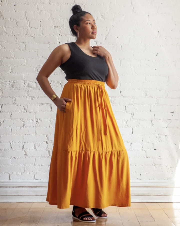 Mave Skirt Pattern Size 14 30 By True Bias Model 4