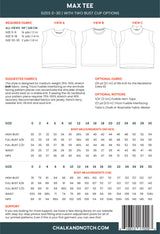 Max Tee Top By Chalk And Notch Patterns 7