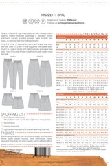 Megan Nielsen Opal Pants And Shorts Pattern Back