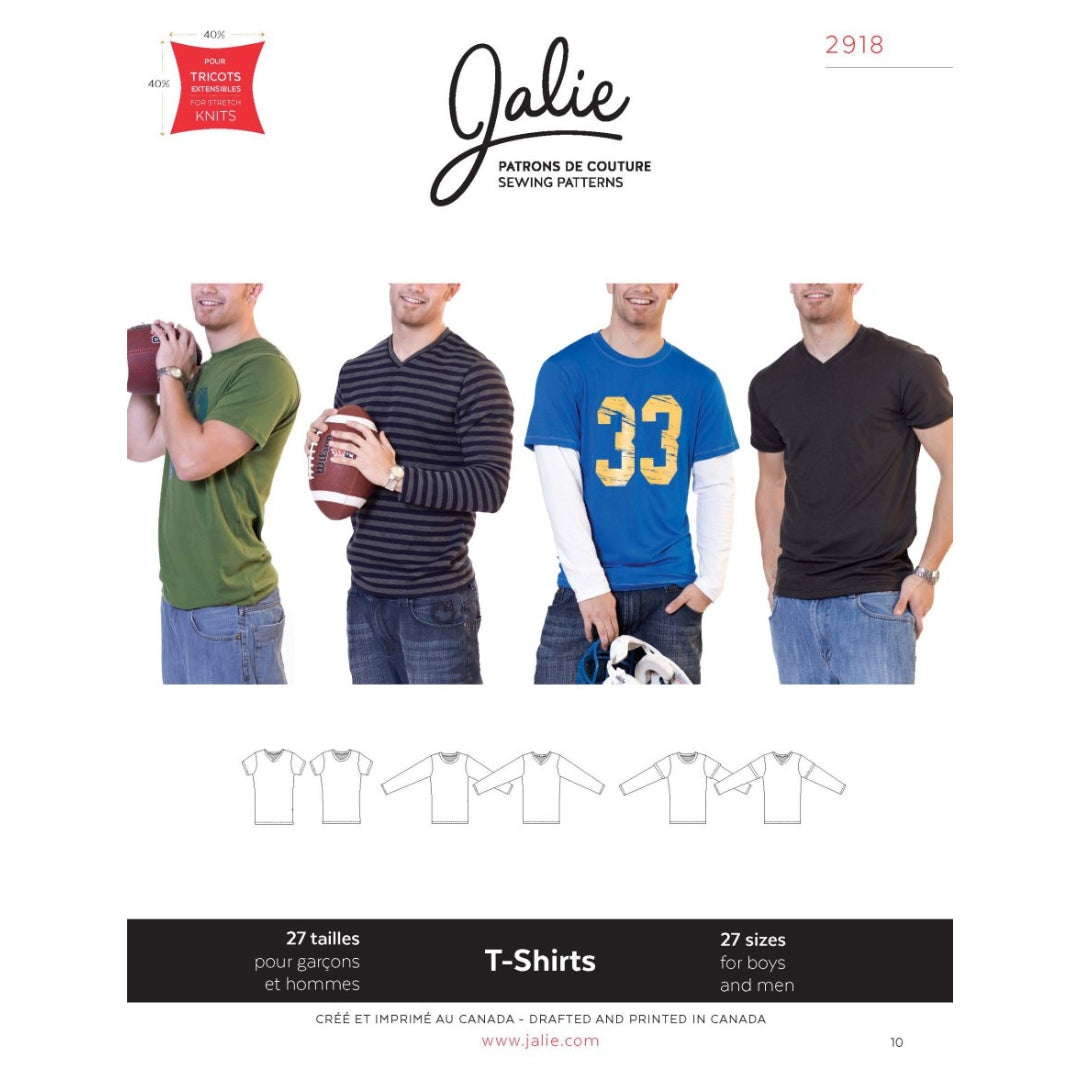 Men S T Shirt S Pattern Jalie Cover