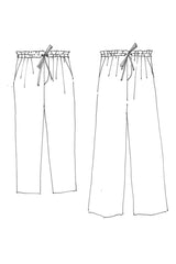 Merchant   Mills 101 Trouser Pattern Sizes 8 18 Sketch1