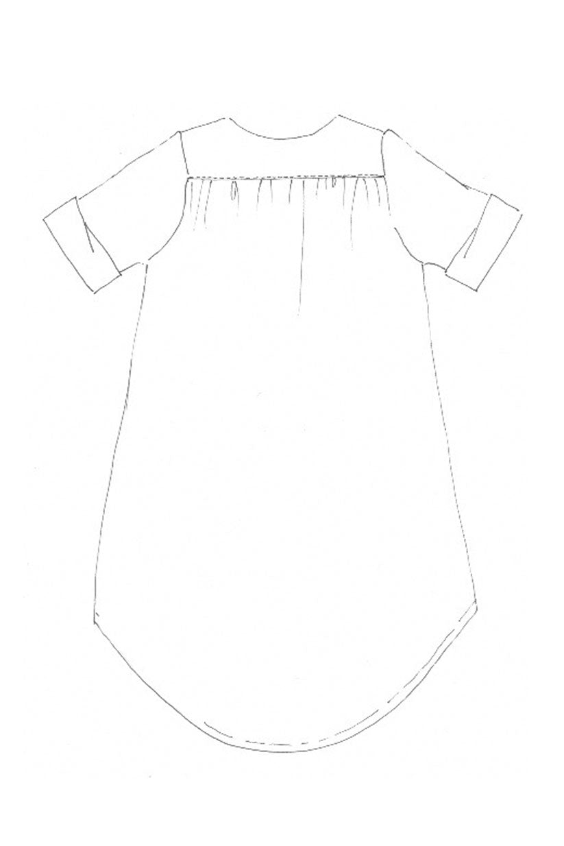 Merchant   Mills Dress Shirt Pattern Sizes 20 28 Sketch3
