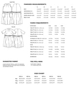 Merchant   Mills Ellis   Hattie Dress  Pattern Sizes 18 28 Sizeguide