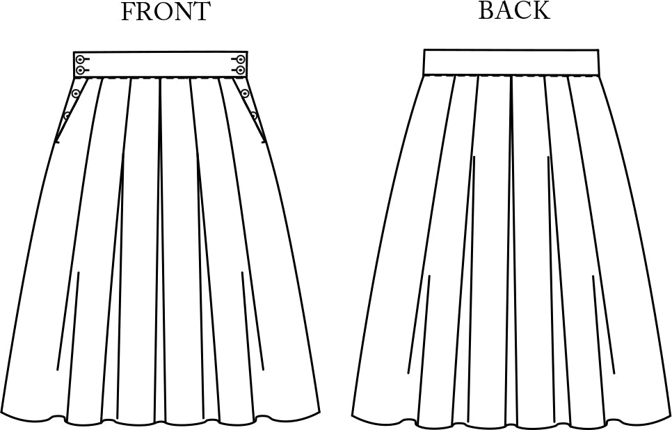 Merchant   Mills Shepherd Skirt Pattern Sizes 6 18 Sketch 815712B6 A5Eb 4215 A253 D67098Bf1C20