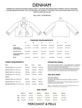 Merchant And Mills Denham Jacket Pattern Uk 18 28 Back