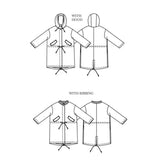 Merchant And Mills Tn34 Parka Drawing