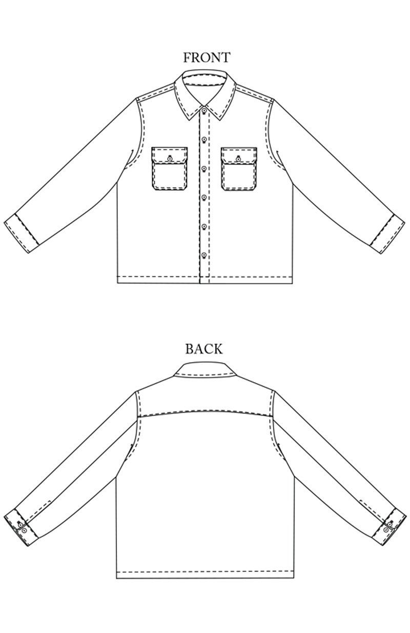 Merchant Mills The Men S Arbor Jacket Shirt Sketch