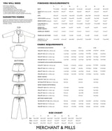 Merchant Mills Winnie Pyjamas Pattern 6 18 Backcover