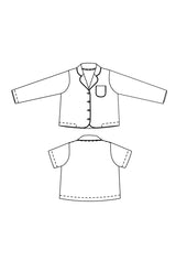 Merchant Mills Winnie Pyjamas Pattern Sketch2