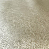 Metallic Leatherette Fabric Dull Gold Champagne Full