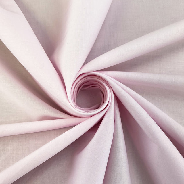 Metro Pink Cotton Elastane Turkey Deadstock Poplin Stretch Shirting Fabric Twist