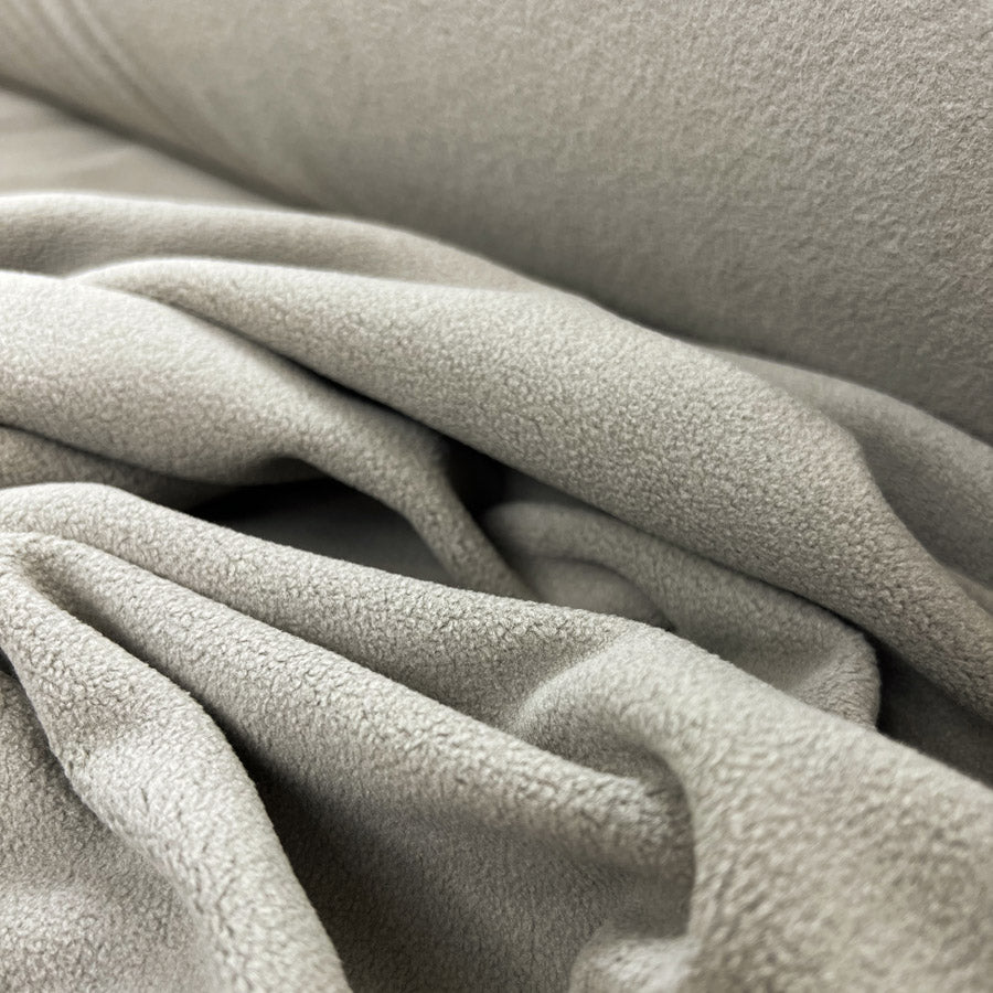 Micro Fleece Fabric Grey Taupe Beyond The Summit