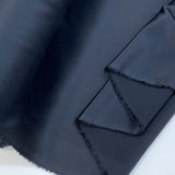 Midnight Satin Navy Polyester Satin Dress Fabric Cud