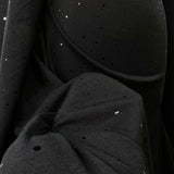 Midnight Glitz Sequin Black Polyester Jersey Dress Fabric