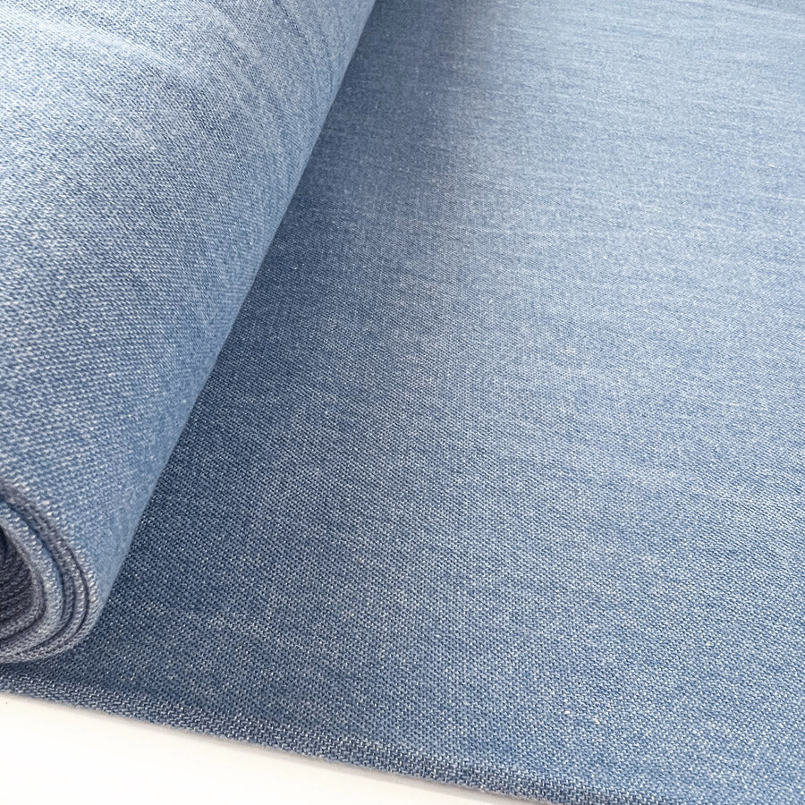Remnant - 8oz Washed Denim - Pale Blue (1m)