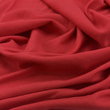 Milan Red Nylon Viscose Plain Knitted Jersey Dress Fabric