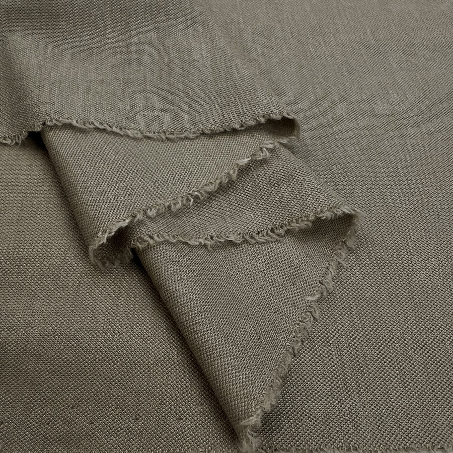 Milan Stone Nylon Viscose Plain Knitted Jersey Dress Fabric Fold