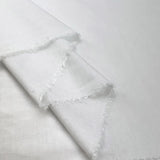 Milan White Nylon Viscose Plain Knitted Jersey Dress Fabric Fold