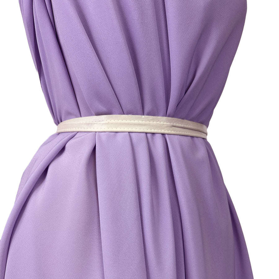 Miller Crepe Wisteria Lilac Purple Polyester Crepe Dress Fabric