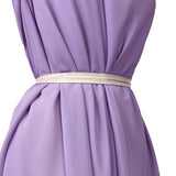 Miller Crepe Wisteria Lilac Purple Polyester Crepe Dress Fabric