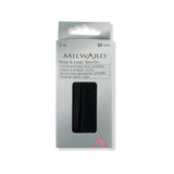 Milward Hook And Loop Sew On Tape  Black  20mm X 1M