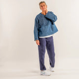 Monsterfabriken Flora Collarless Overshirt Pattern