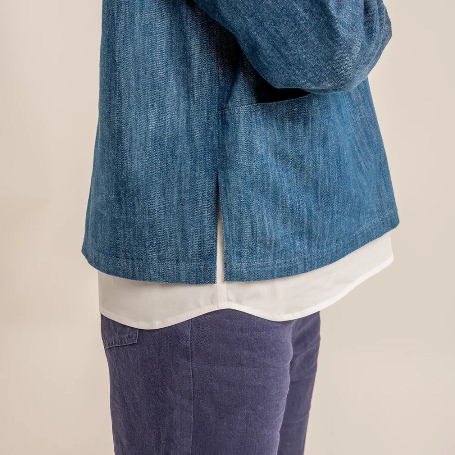 Monsterfabriken Flora Collarless Overshirt Pattern 4