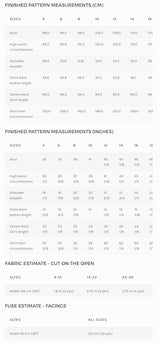 Montana Midi Dress Pattern Style Arc Size