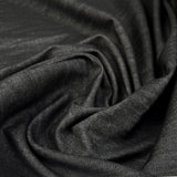 Moretti 13oz Black Cotton Denim Italian Deadstock Heavy Washed Jeans Jacket Fabric