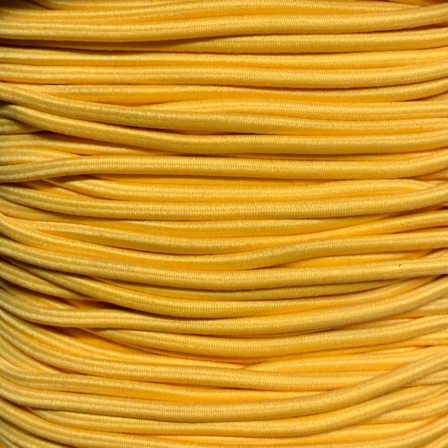 Mustard Yellow Elastic Cord Drawstring 2 5Mm