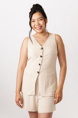 Named Asteri Button Down Dress   Vest Pattern 6