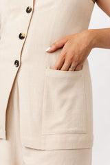 Named Asteri Button Down Dress   Vest Pattern 9