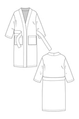 Named Clothing Lahja Dressing Gown Pattern Sket2Ch