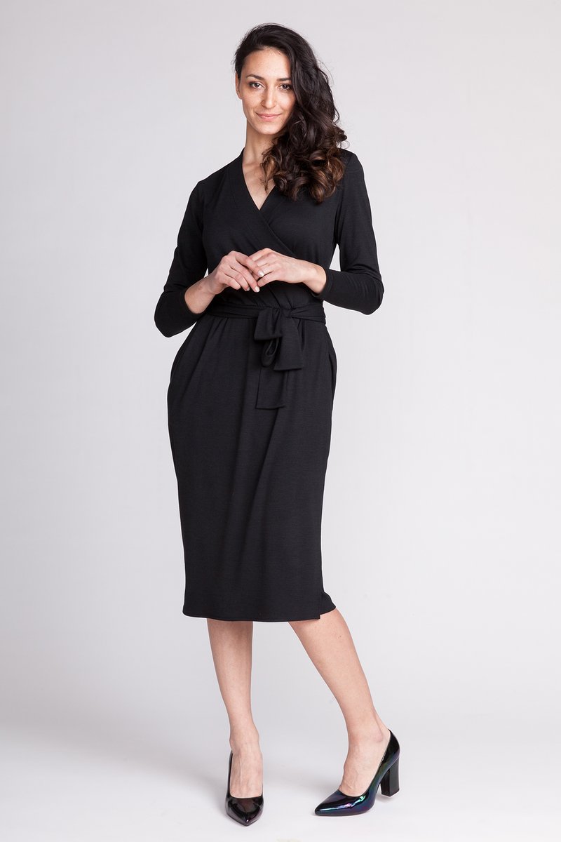 Named Clothing Olivia Wrap Dress Pattern Example 4