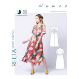 Named clothing reeta shirt dress pattern cover