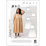 Named Clothing Taimi Dress And Top Pattern Uk 4 28 Cover