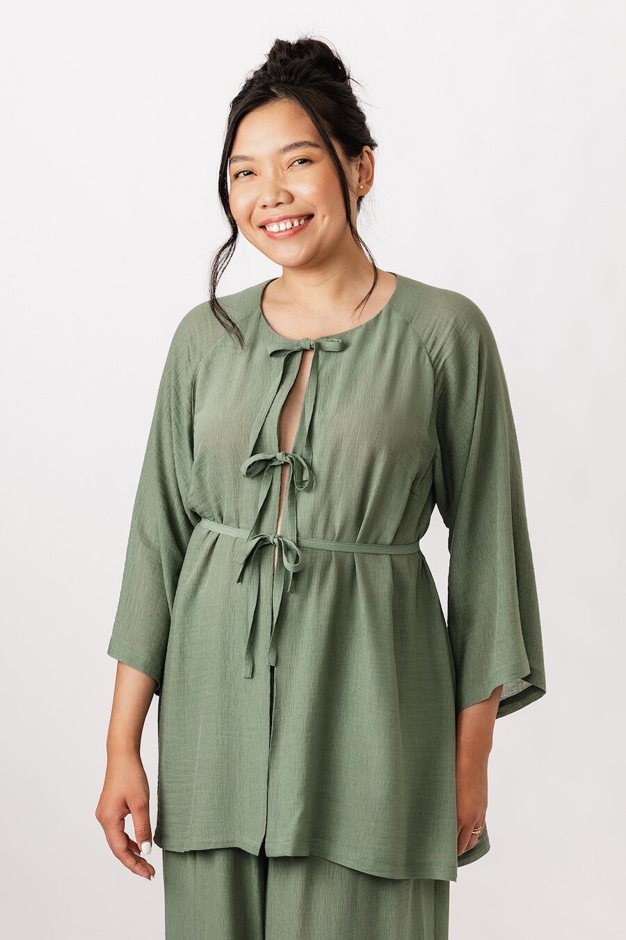 Named Maite Raglan Sleeve Tunic   Dress Pattern 1