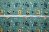 National Park Mircofleece Polyester Green Material S