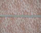 Naughty But Nice Polyester Lace Dusky Pink Fabric S