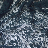 Naughty But Nice Polyester Lace Navy Fabric Cu