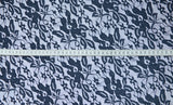 Naughty But Nice Polyester Lace Navy Fabric S