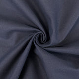 Navy Cotton Canvas Swirl