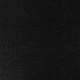 Nera Black Polyester Italian Abstract Quilting Fabric