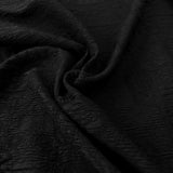Nera Black Polyester Italian Abstract Quilting Fabric