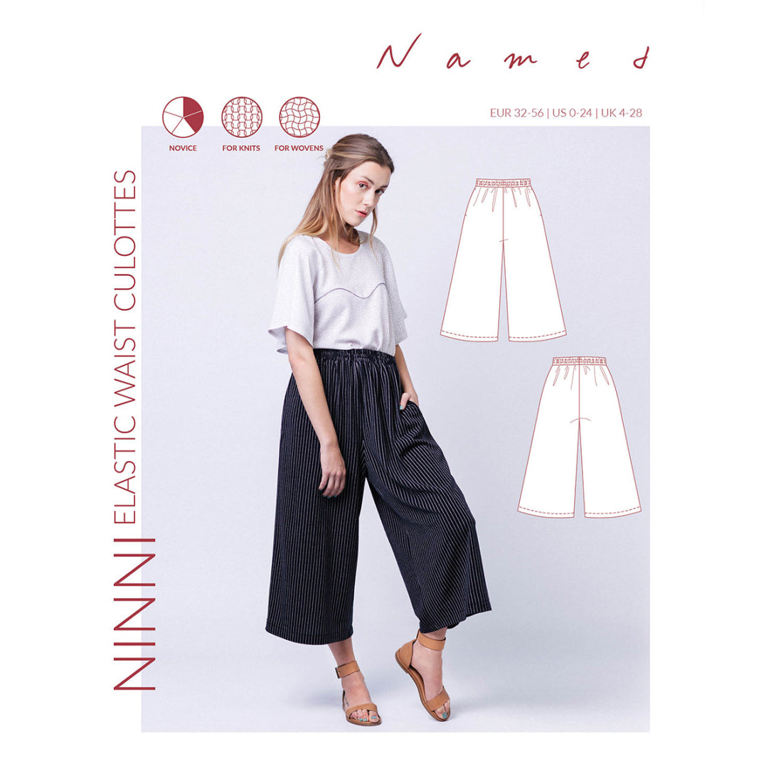 Ninni Culottes Pattern By Named Clothing Front Cover 2