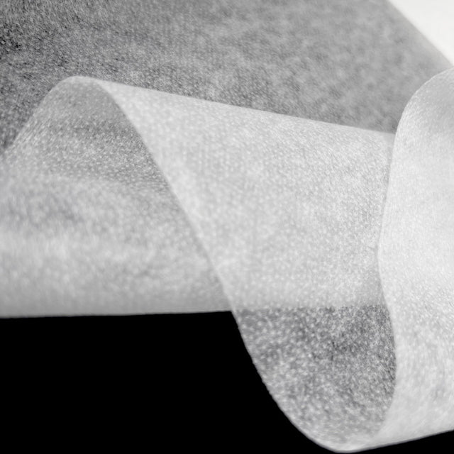 Non Woven Fusible Iron On Interfacing Light White Fold