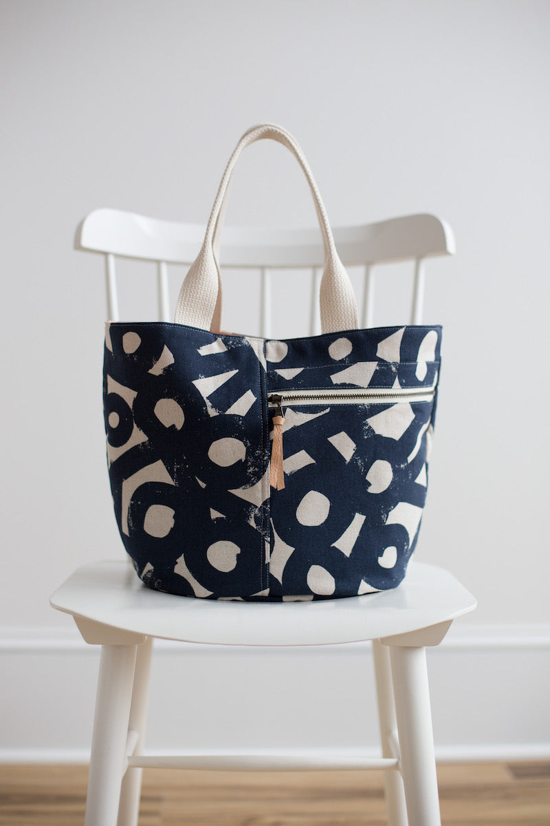 Noodlehead Crescent Tote Pattern 1