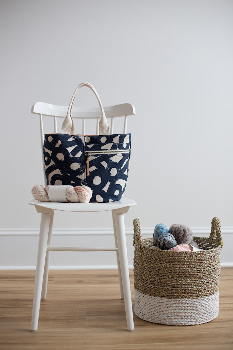 Noodlehead Crescent Tote Pattern 4
