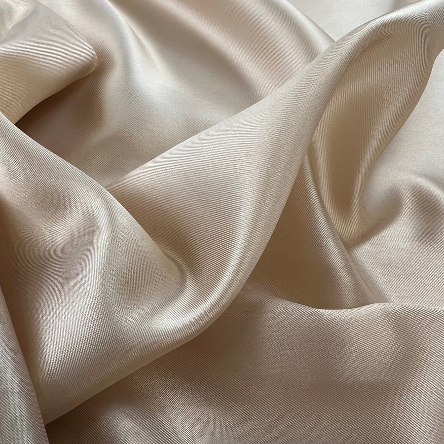 Nude Twill Lining Acetate Viscose Fabric