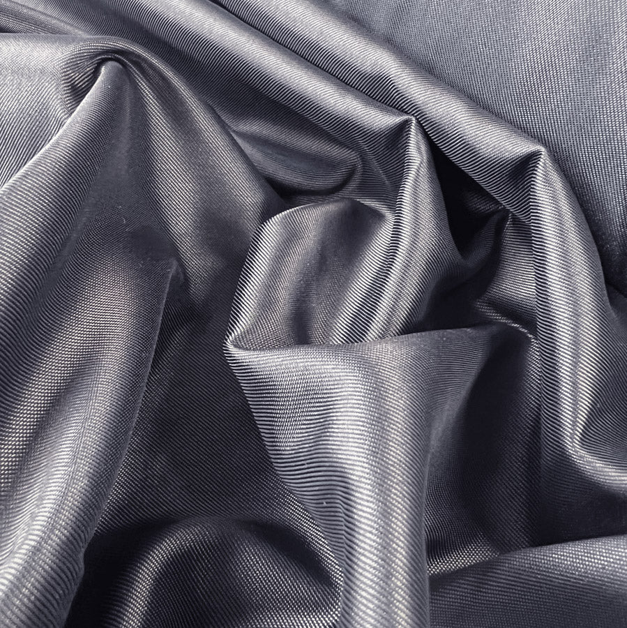 Nylon Lining Fabric Solstice Black Close Up